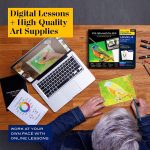 Prismacolor Technique, Art Supplies with Digital Art Lessons, Drawings Set, Level 1, How to Draw Animals with Colored Graphite Pencils, and More, Fox Drawing Lesson, 26 Count - Image 2